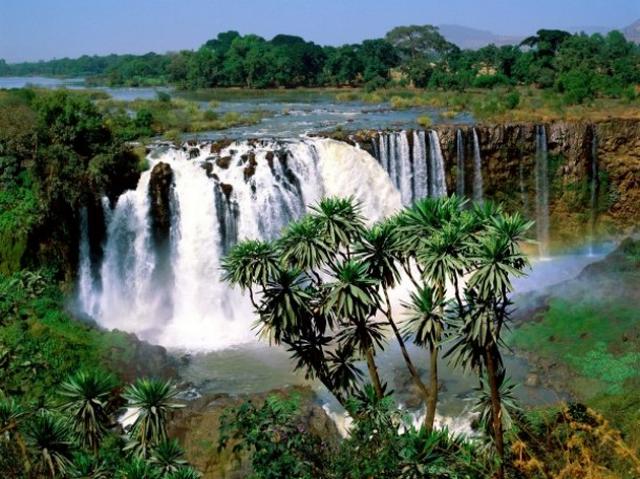 Blue Nile waterfalls in Bahr Dar
