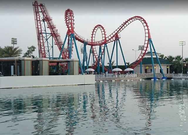 "Waterfall clubs" ... one of the most beautiful amusement parks in Jeddah ...