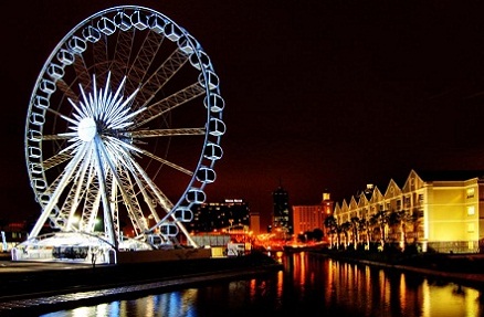 The Wheel of Cape Town is one of the best places to visit in South Africa
