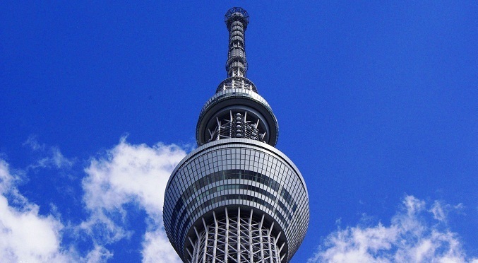 A scene of Tokyo Sky Tree