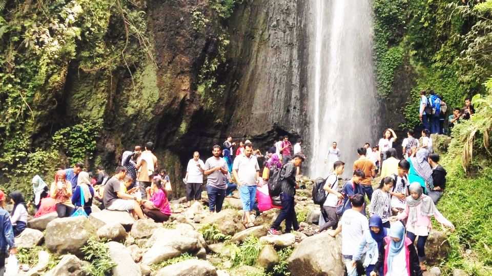 Seven waterfalls in Puncak Indonesia