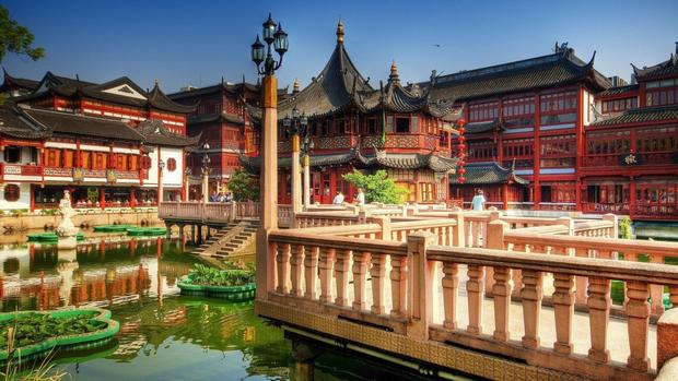 Yuyuan Garden is one of the most beautiful tourist places in Shanghai, China