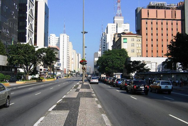 Paulista Approach Street in São Paulo is one of the best places of tourism in São Paulo