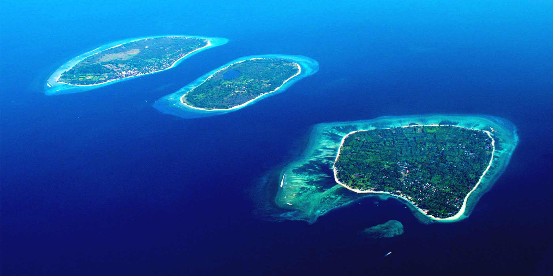 Gili Islands is one of the most beautiful tourist places in Lombok, Indonesia