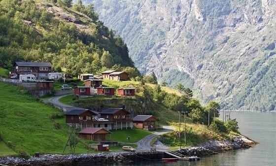 Tourism Village of Geranger in Norway
