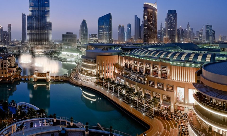 A scene of Dubai Mall