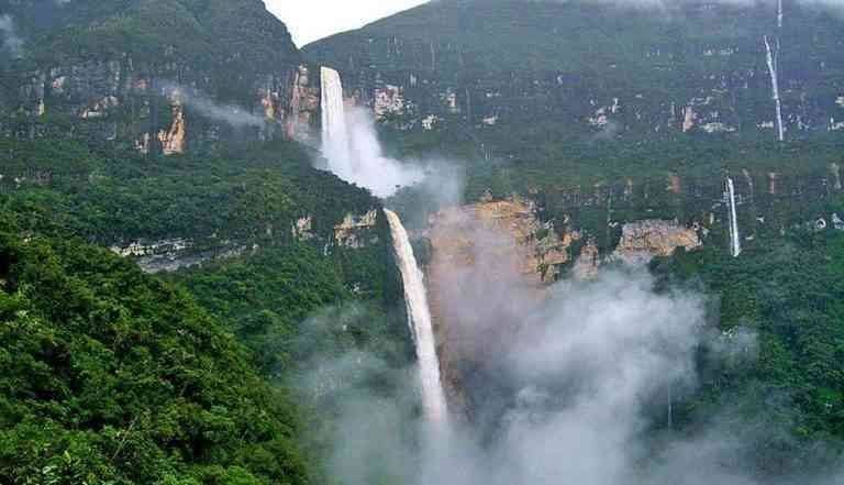 "Gocta Waterfall" .. the most beautiful places of tourism in Peru ..