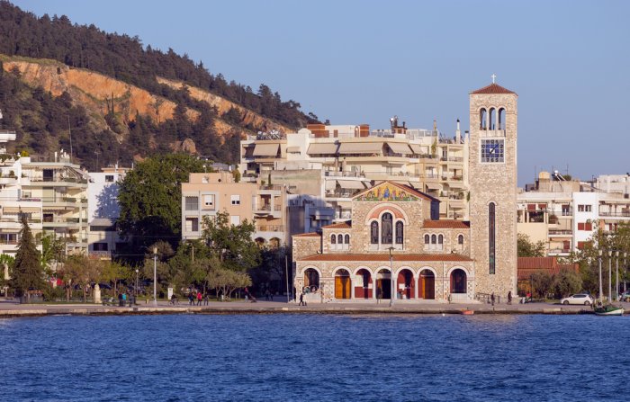 The waterfront in Volos