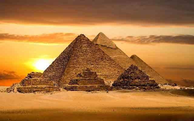 "The rise of the pyramids" .. one of the best tourist activities in Cairo ..