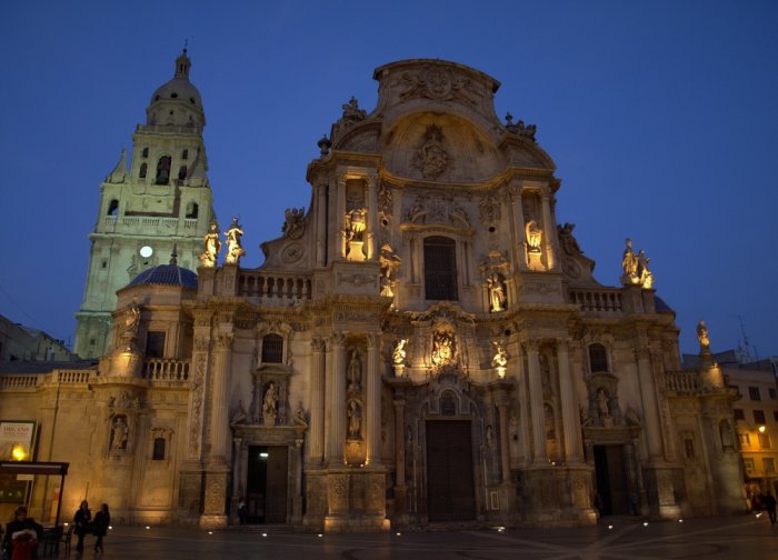 The most famous architectural monuments in the city of Murcia and one of the historical architectural treasures representing the Baroque era