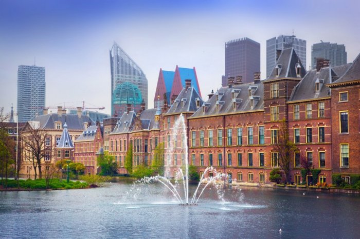 Tourist places in The Hague, the Netherlands
