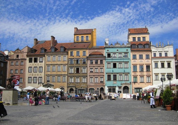 The old part of Warsaw