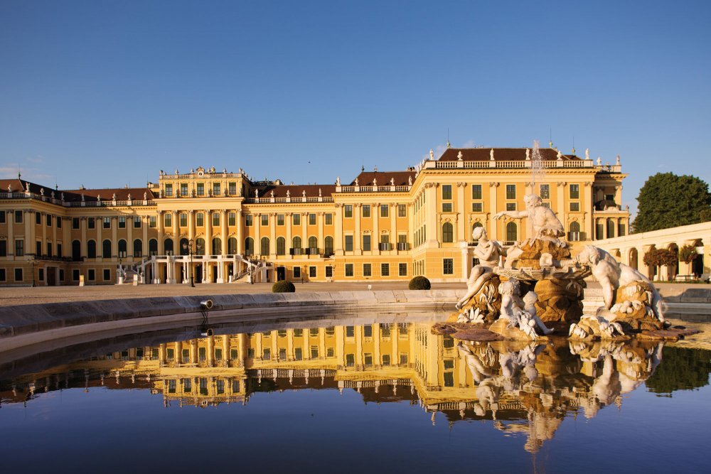     A charming shot of Schonbrunn Palace