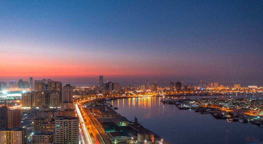 Where is the city of Ajman located?