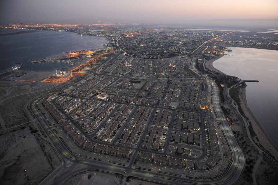 Where is Jubail located and what are the most important cities near it