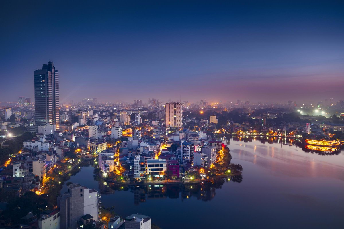 The city of Hanoi