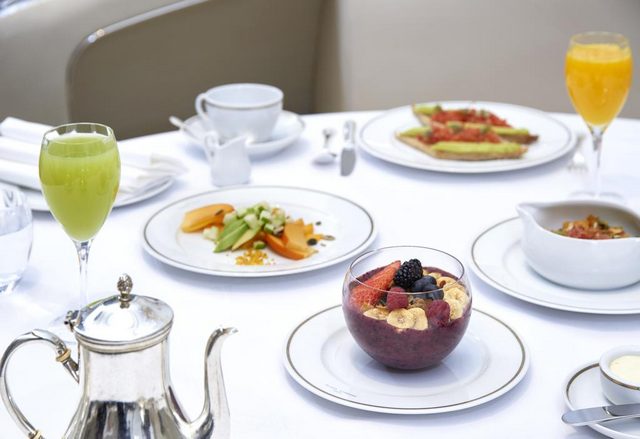 The Plaza Athenee Paris Hotel serves a unique breakfast every morning