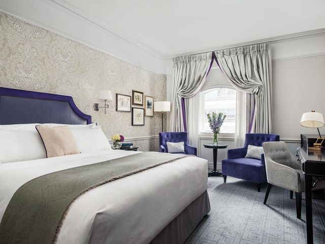 The residence in London has spacious rooms and suites suitable for families