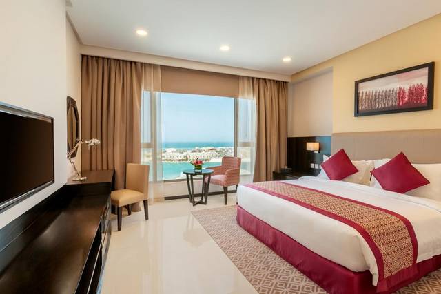 It is a distinguished 4-star Bahrain hotel with a very good rating