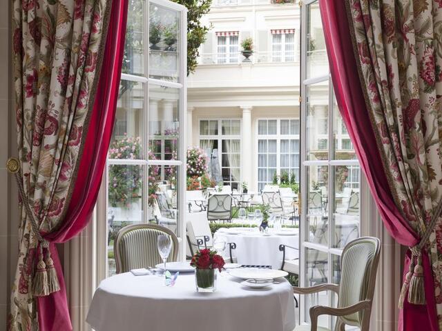 Enjoy charming and attractive views of the property at the Bristol Hotel Paris