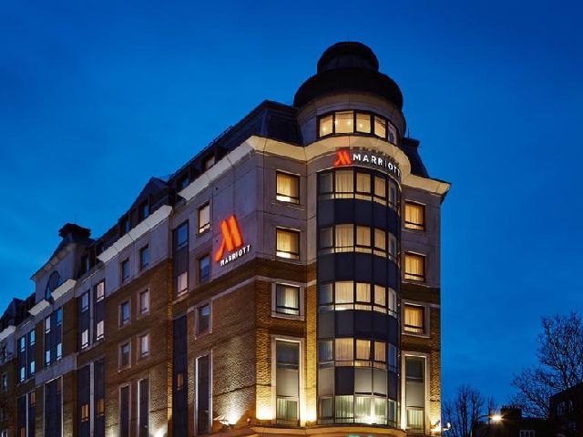 The exterior of the Marriott Maida Valley London