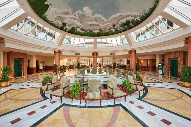 The magnificent reception area at Sea Star Hotel Hurghada