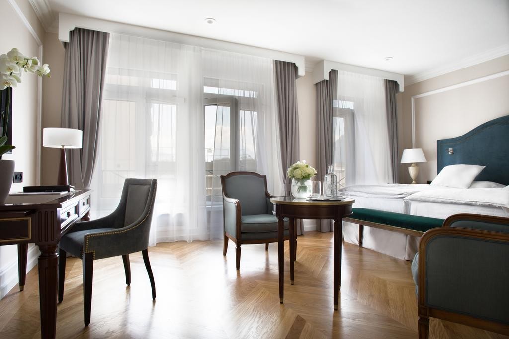 Premium suite at the Victoria Hotel, a five-star Interlaken hotel 